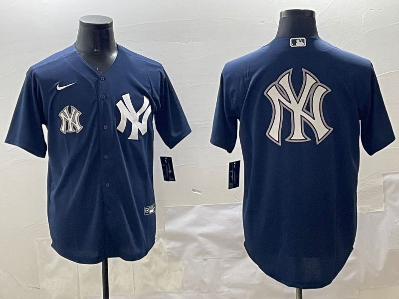 Men New York Yankees Blank Black Game 2025 Nike MLB Jersey style 15->los angeles dodgers->MLB Jersey